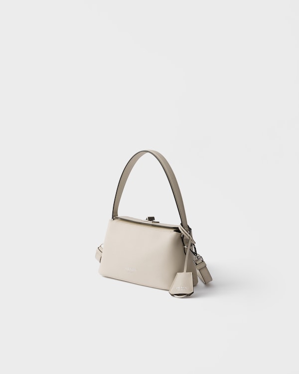 Prada Avoir Saffiano mini-bag - Chalk White N Prada Avoir Saffiano mini-bag - Chalk White N