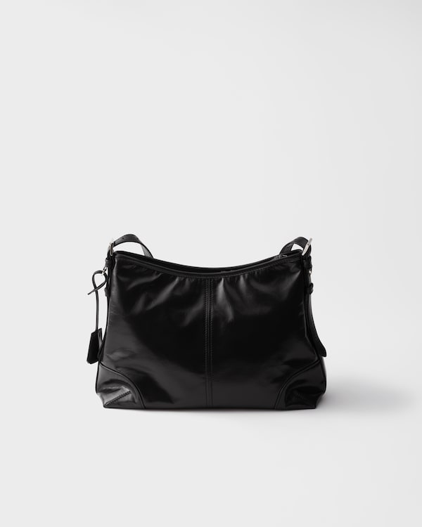 Prada Aimèe large leather shoulder bag - Black Prada Aimèe large leather shoulder bag - Black