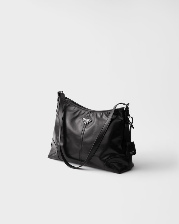 Prada Aimèe large leather shoulder bag - Black Prada Aimèe large leather shoulder bag - Black