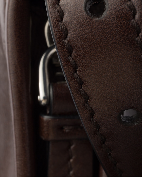 Prada Aimèe large leather shoulder bag - Dark Brown Prada Aimèe large leather shoulder bag - Dark Brown