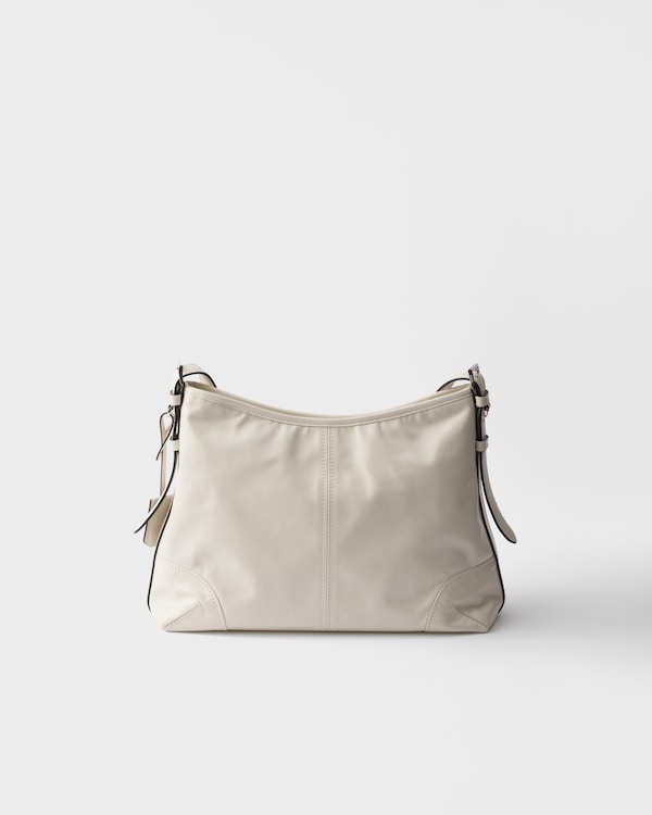 Prada Aimèe large leather shoulder bag - White Prada Aimèe large leather shoulder bag - White