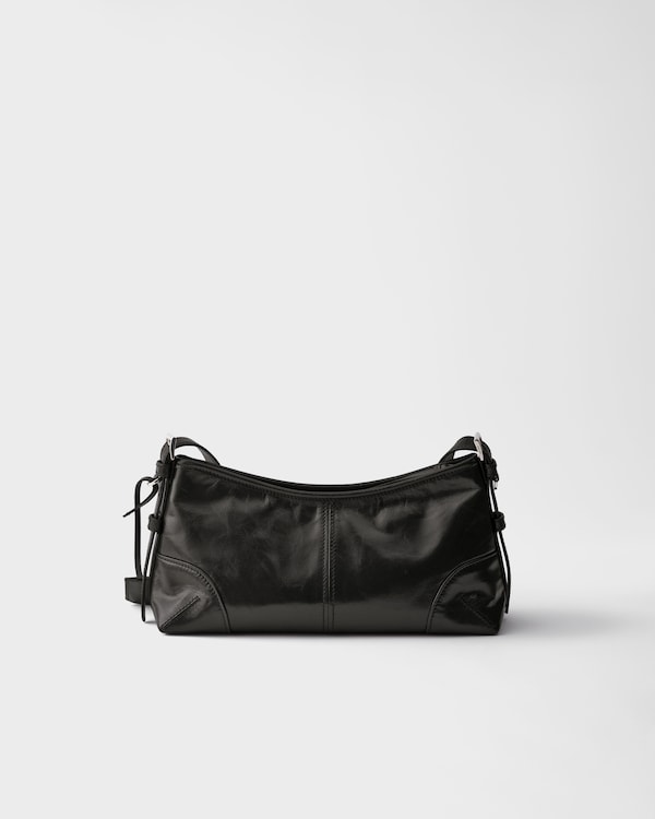 Prada Aimèe medium leather shoulder bag - Black Prada Aimèe medium leather shoulder bag - Black