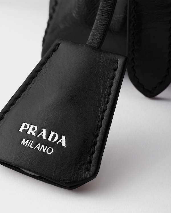 Prada Aimèe medium leather shoulder bag - Black Prada Aimèe medium leather shoulder bag - Black