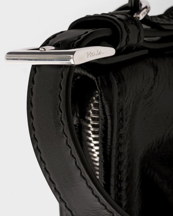 Prada Aimèe medium leather shoulder bag - Black Prada Aimèe medium leather shoulder bag - Black