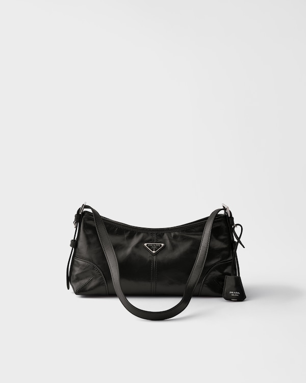 Prada Aimèe medium leather shoulder bag - Black Prada Aimèe medium leather shoulder bag - Black