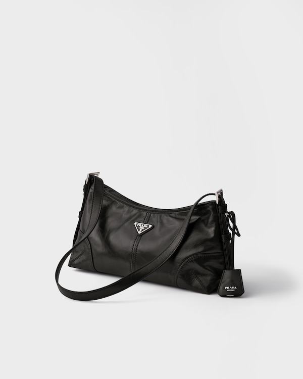 Prada Aimèe medium leather shoulder bag - Black Prada Aimèe medium leather shoulder bag - Black