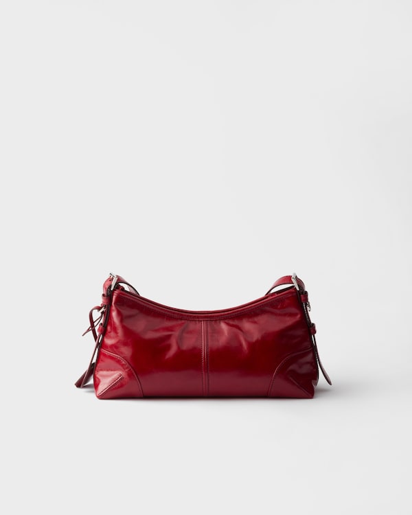 Prada Aimèe medium leather shoulder bag - Ruby Red Prada Aimèe medium leather shoulder bag - Ruby Red