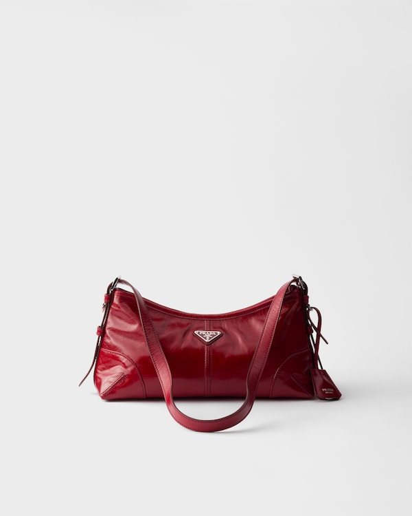 Prada Aimèe medium leather shoulder bag - Ruby Red Prada Aimèe medium leather shoulder bag - Ruby Red