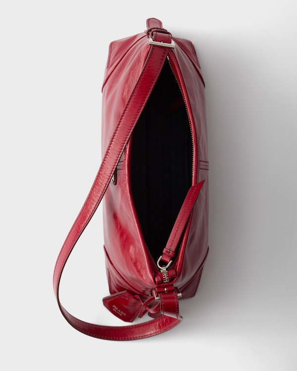 Prada Aimèe medium leather shoulder bag - Ruby Red Prada Aimèe medium leather shoulder bag - Ruby Red