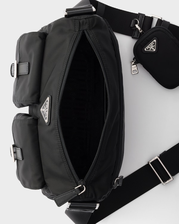 Re-Nylon shoulder bag - Black Re-Nylon shoulder bag - Black