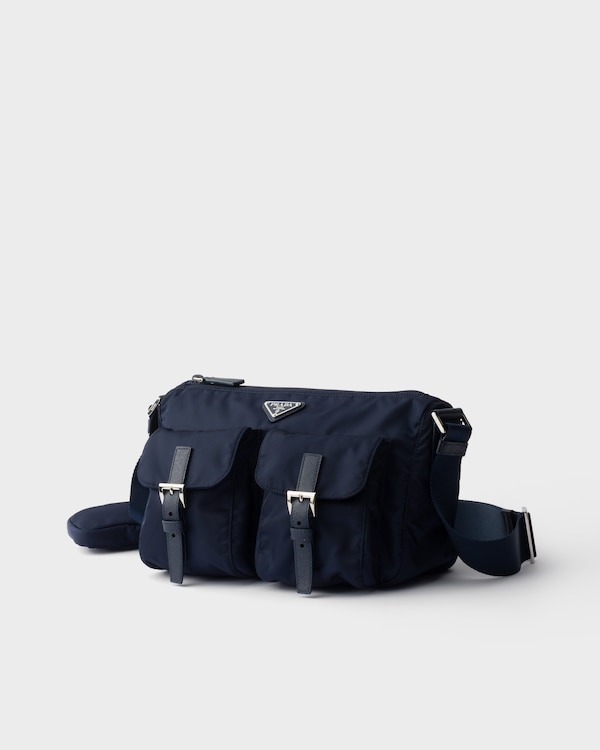 Re-Nylon shoulder bag - Baltic Blue Re-Nylon shoulder bag - Baltic Blue