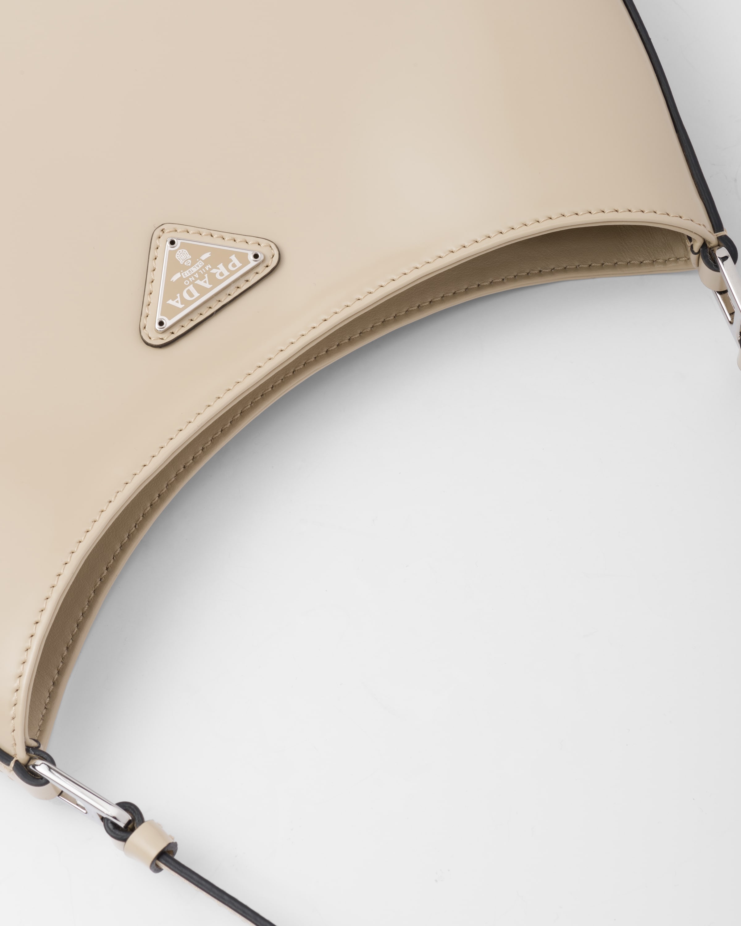 PRADA CLEO クレオ ベージュ PRADA Prada Cleo brushed leather shoulder bag