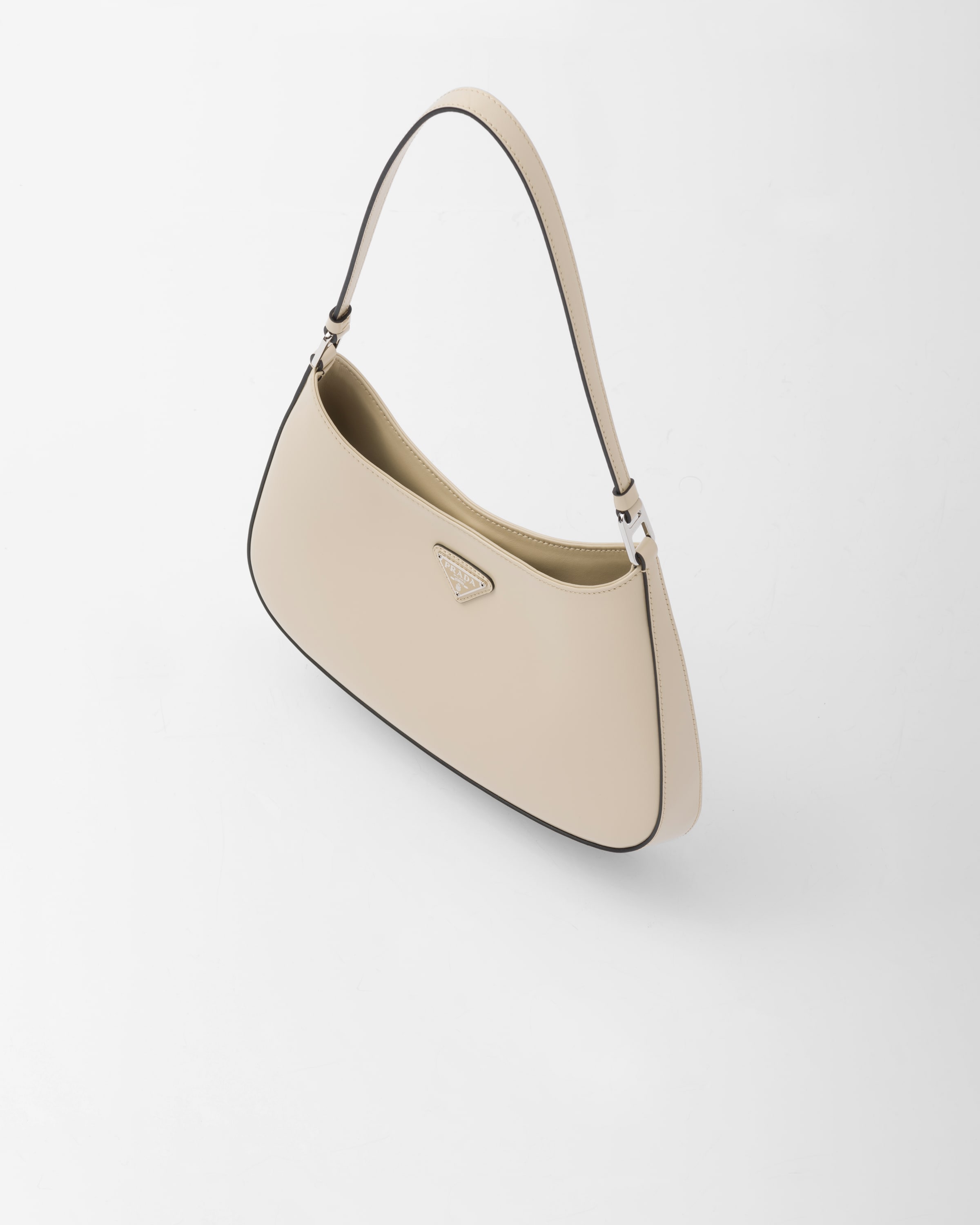 Desert Prada Cleo brushed leather shoulder bag | PRADA
