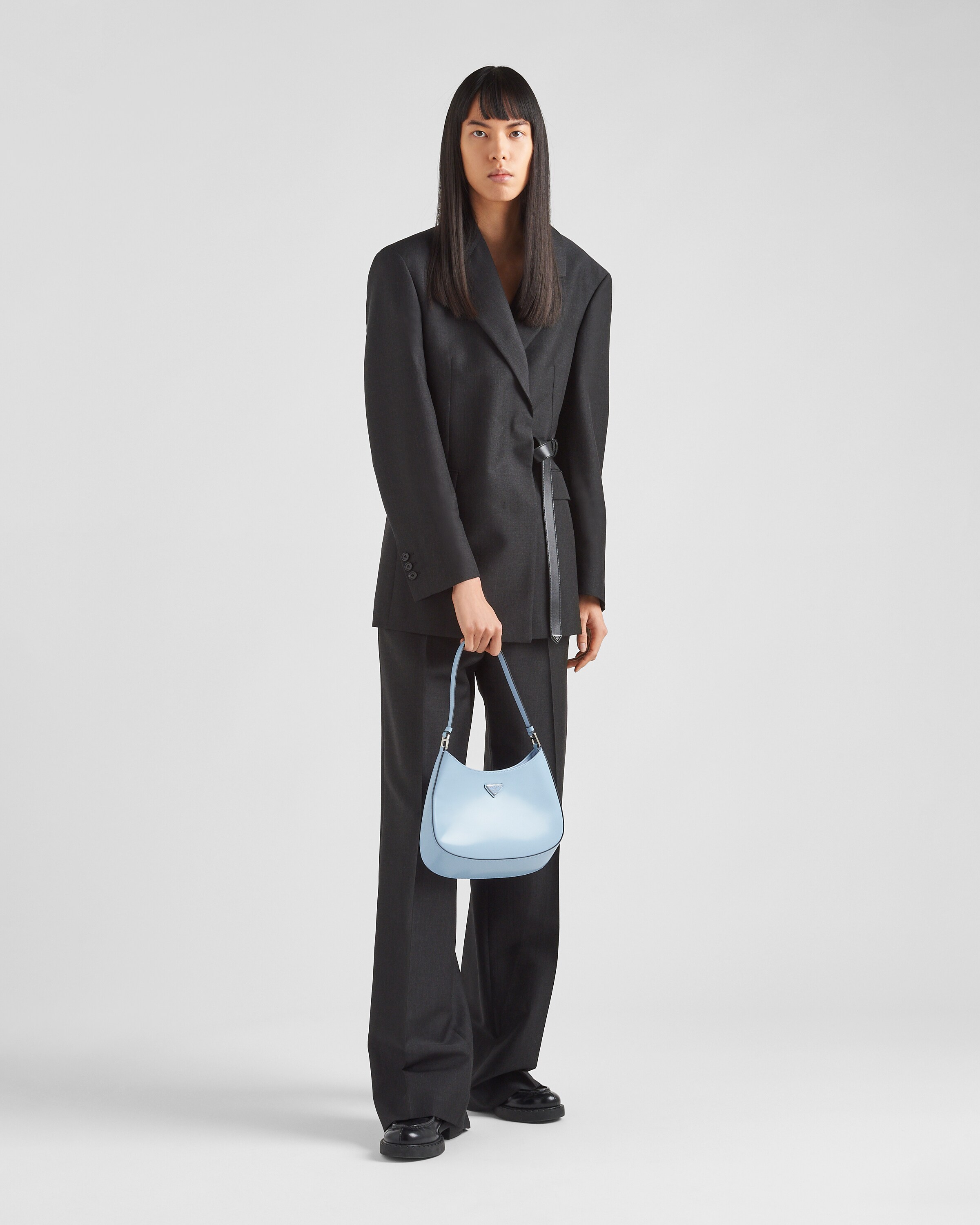 Prada Prada Cleo 亮面皮革单肩包 8