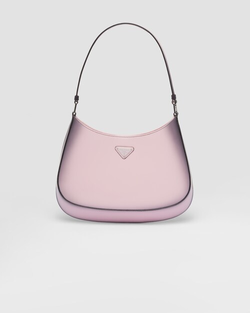 Prada Sac porté épaule Prada Cleo en cuir brossé 1
