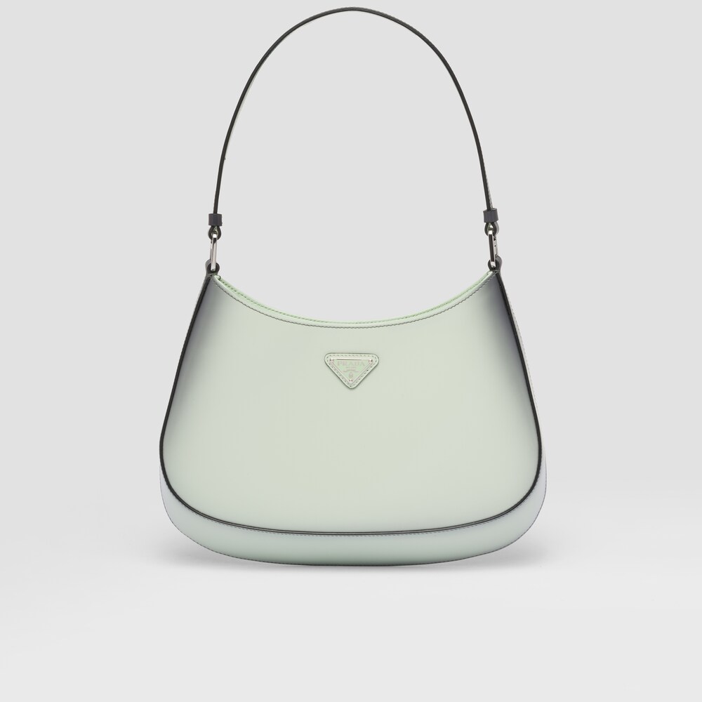 Prada Sac porté épaule Prada Cleo en cuir brossé 1
