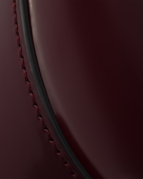 Prada Cleo brushed leather shoulder bag - Burgundy Prada Cleo brushed leather shoulder bag - Burgundy