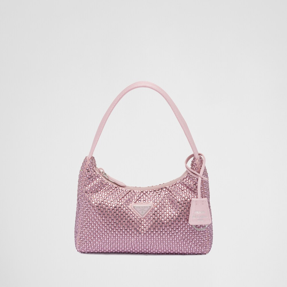 Prada Satin mini-bag with crystals 1