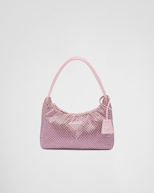 Prada Satin mini-bag with crystals 1
