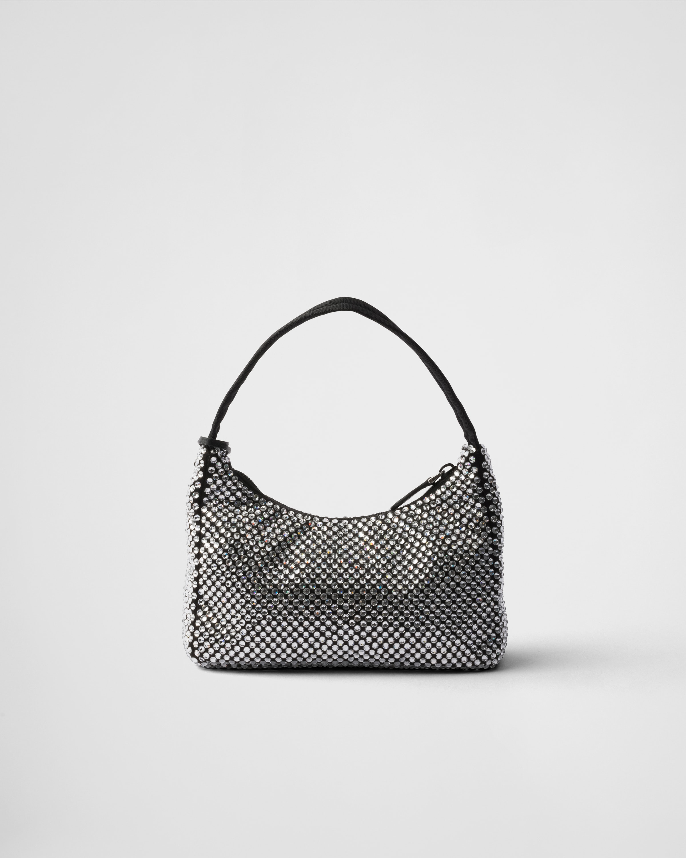 Crystal Satin mini-bag with crystals | Prada