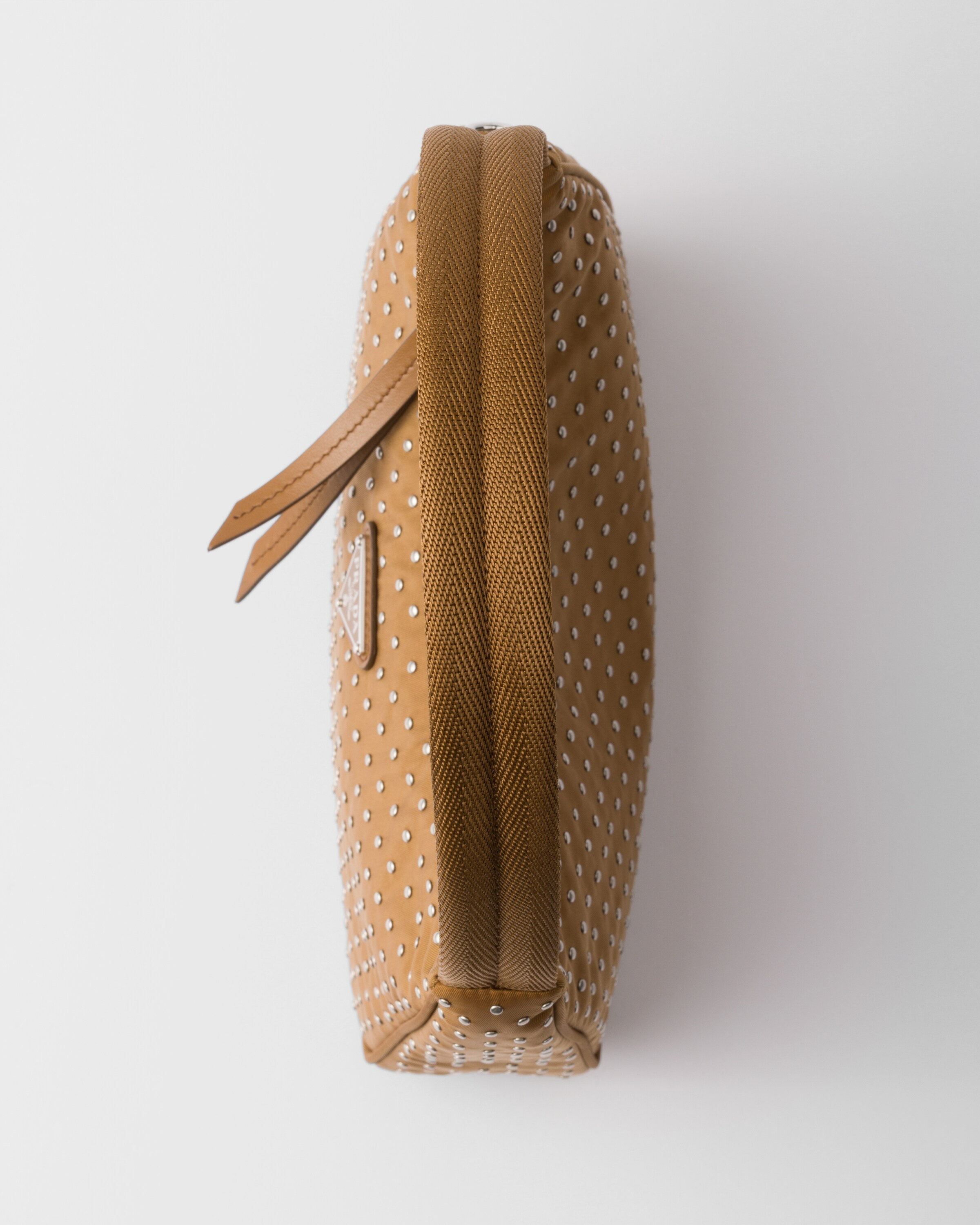 Brandy Prada Re-Edition Re-Nylon mini bag with studs | PRADA