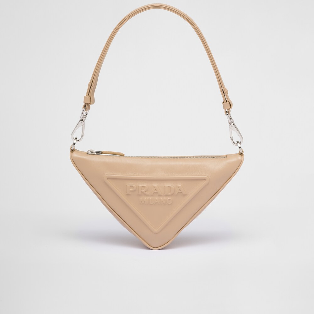 Prada Mini borsa Prada Triangle in pelle 1