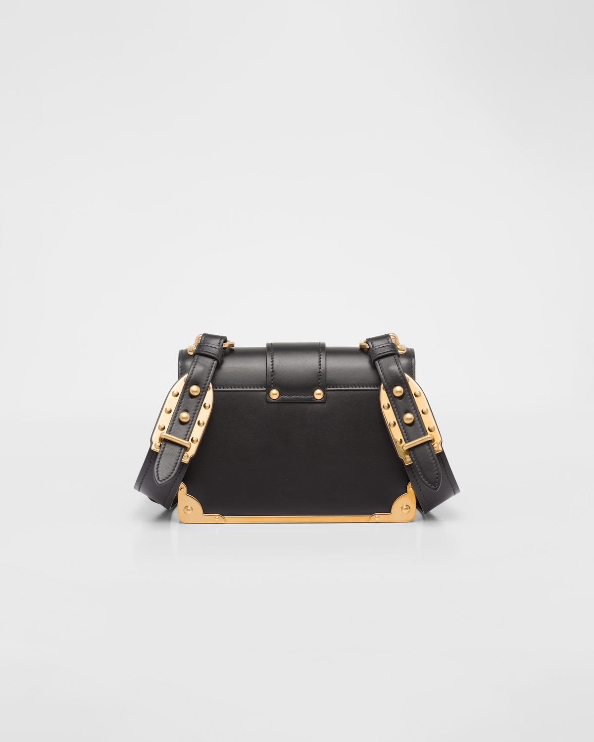 Black Prada Cahier Leather Bag | PRADA