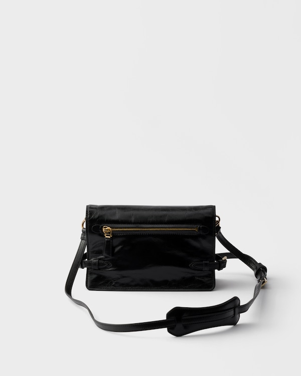 Mini leather shoulder bag - Black Mini leather shoulder bag - Black