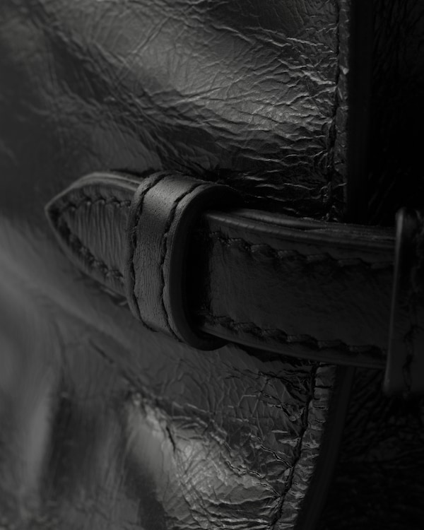 Mini leather shoulder bag - Black Mini leather shoulder bag - Black