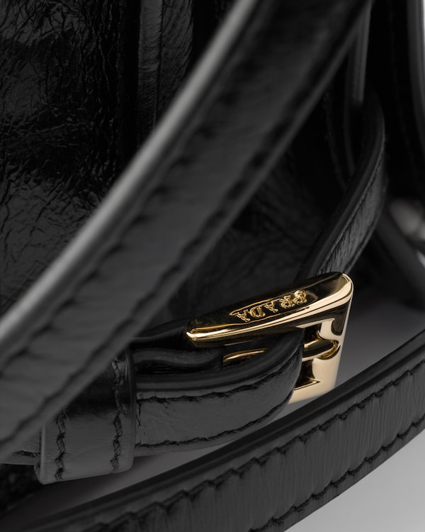 Mini leather shoulder bag - Black Mini leather shoulder bag - Black