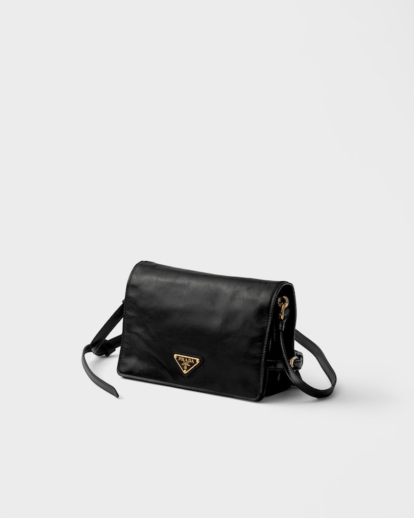 Mini leather shoulder bag - Black Mini leather shoulder bag - Black