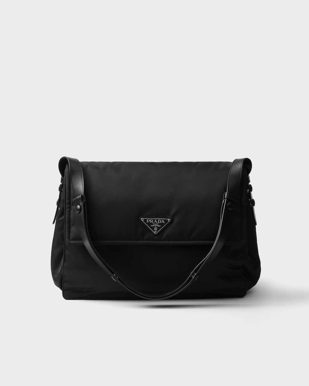 Prada Traveller Large Padded Re Nylon Shoulder Bag