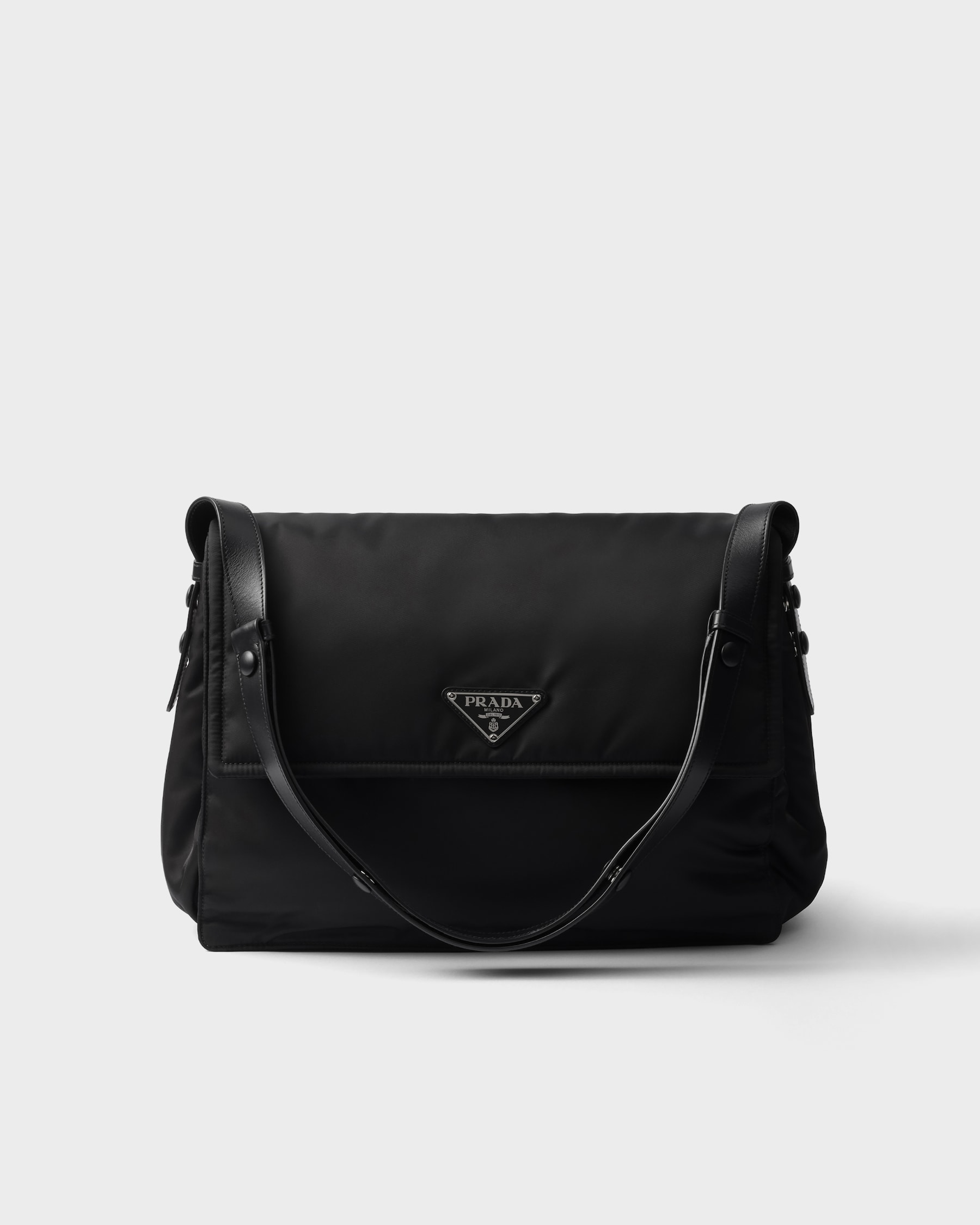 Prada 'Traveller Padded Re-Nylon' Messenger Bag