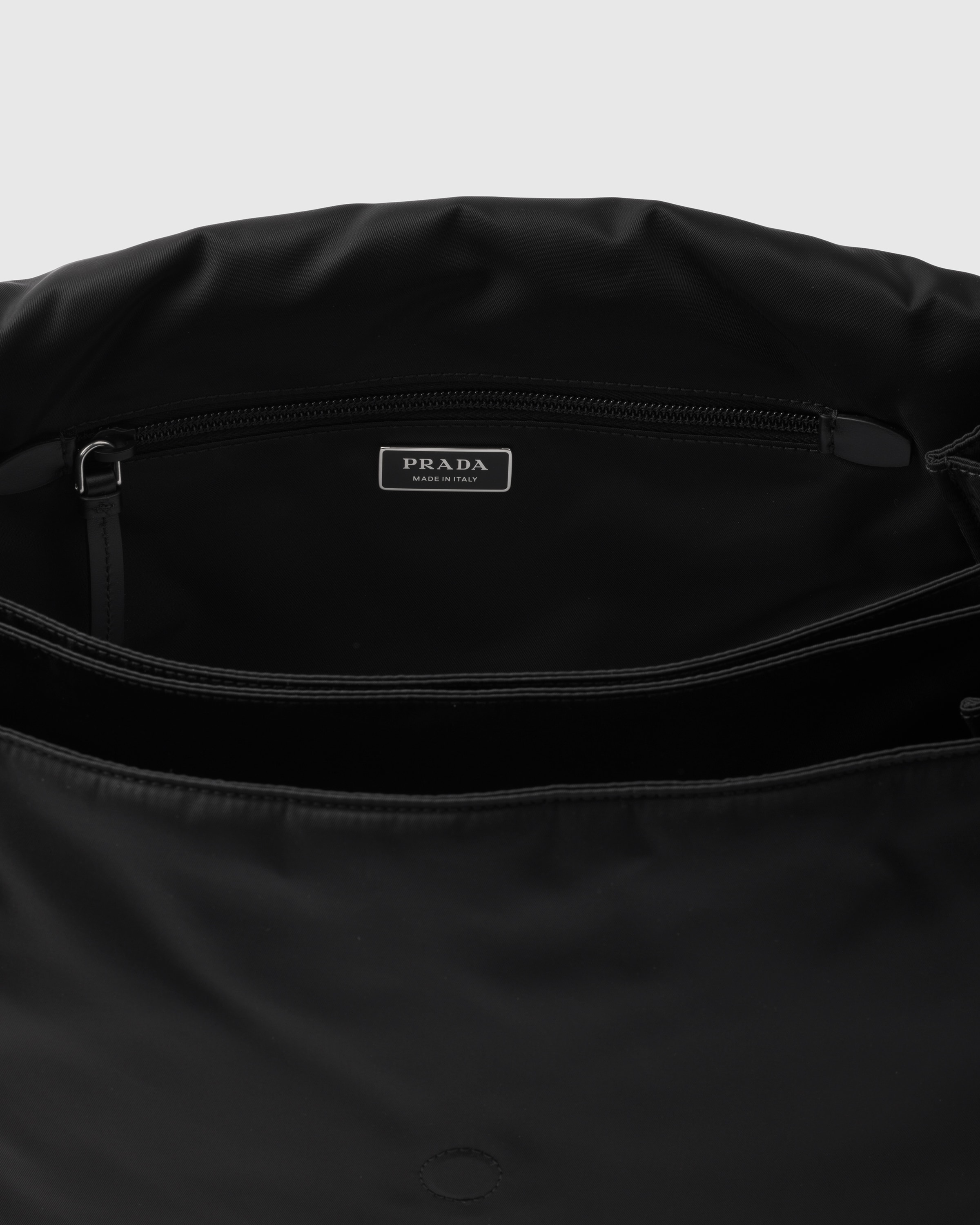 Black Re nylon Large Padded Shoulder Bag PRADA
