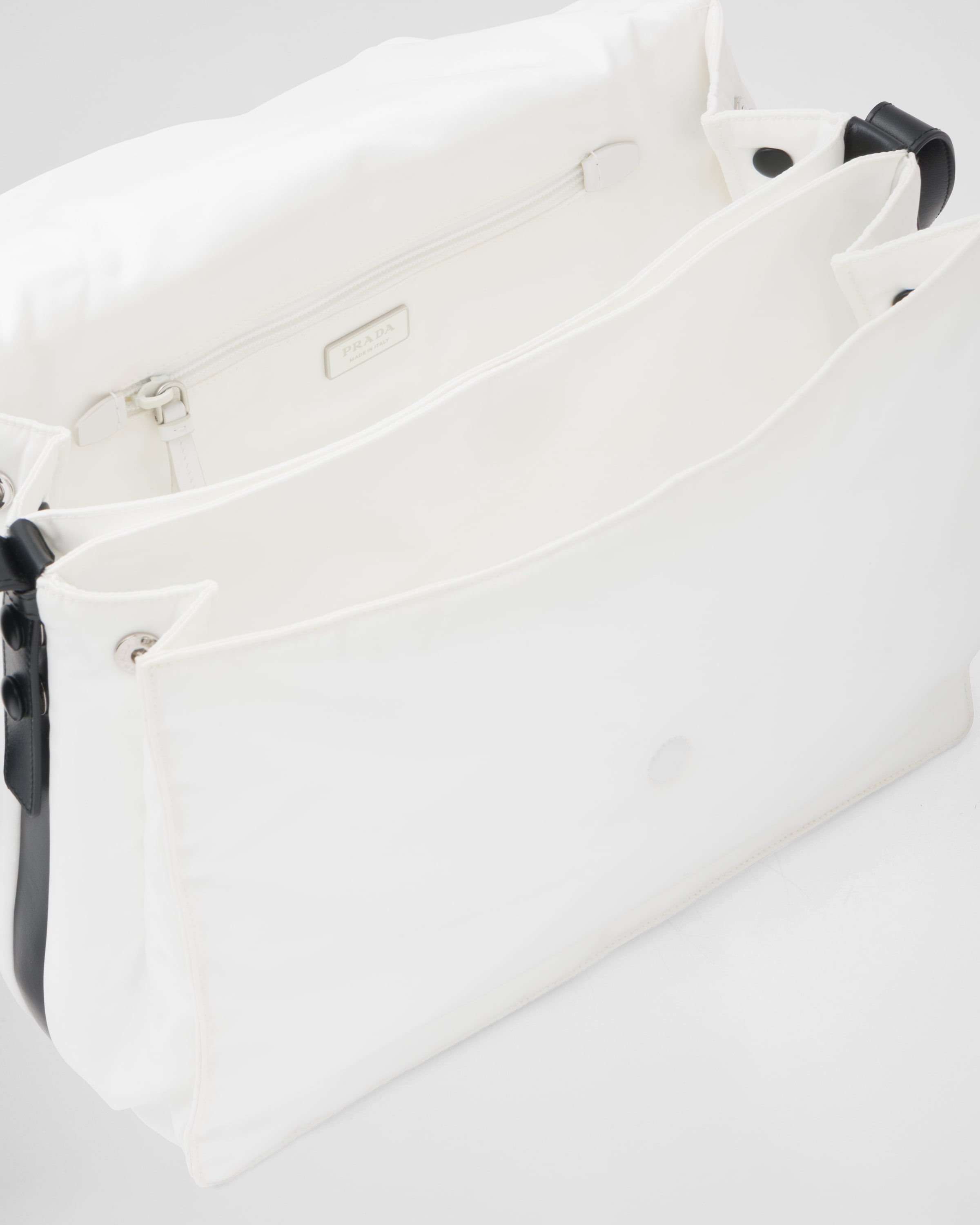 Prada black discount and white purse