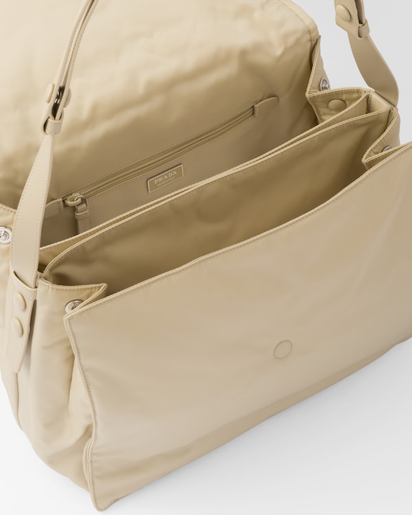 Prada Traveller large padded Re-Nylon shoulder bag - Desert Beige Prada Traveller large padded Re-Nylon shoulder bag - Desert Beige
