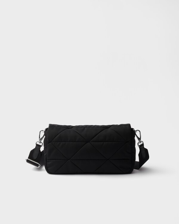 Bolso bandolera de Re-Nylon acolchado - Negro Bolso bandolera de Re-Nylon acolchado - Negro