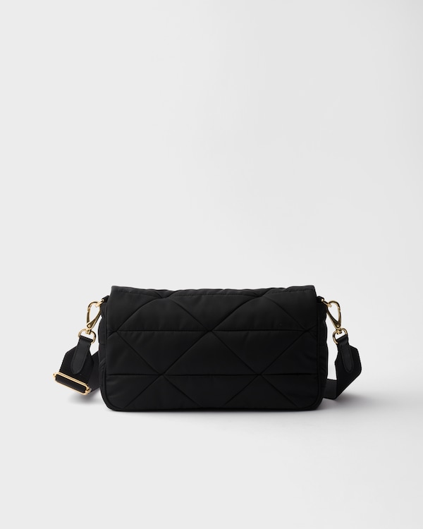 Bolso bandolera de Re-Nylon acolchado - Negro Bolso bandolera de Re-Nylon acolchado - Negro