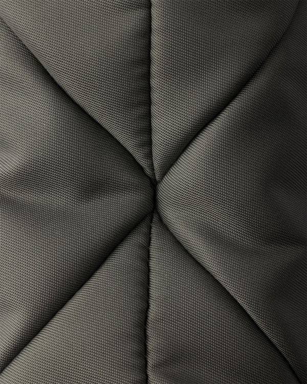 Padded Re-Nylon shoulder bag - Mercury Padded Re-Nylon shoulder bag - Mercury