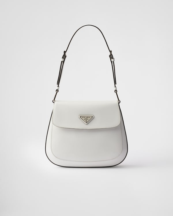 Desert Prada Cleo brushed leather shoulder bag | PRADA