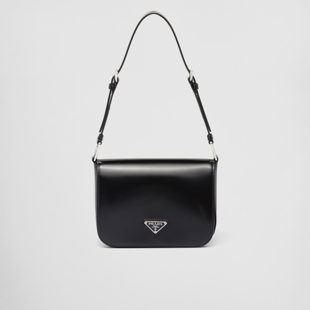 Prada Brushed leather shoulder bag 1