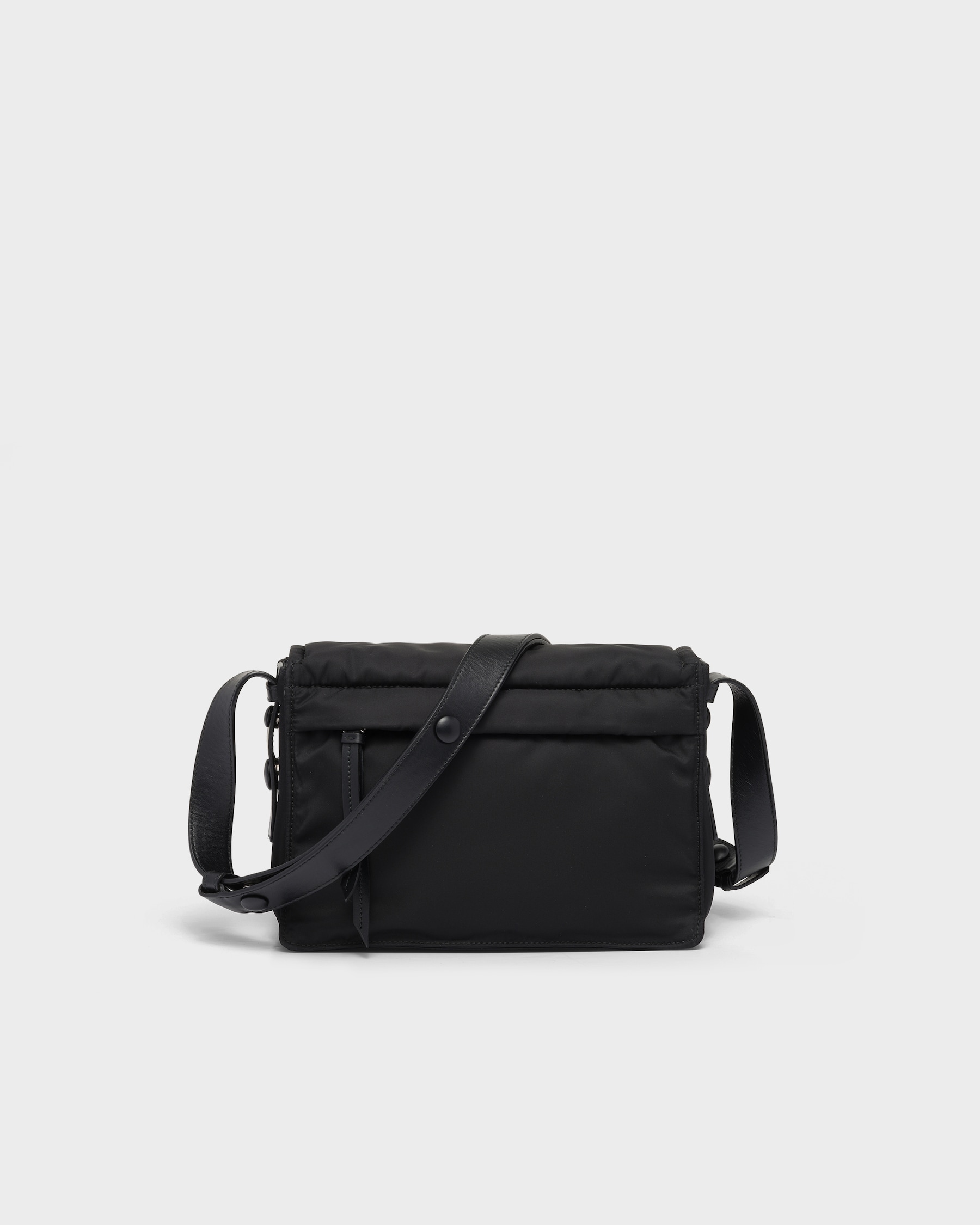 Black Small Padded Renylon Shoulder Bag PRADA