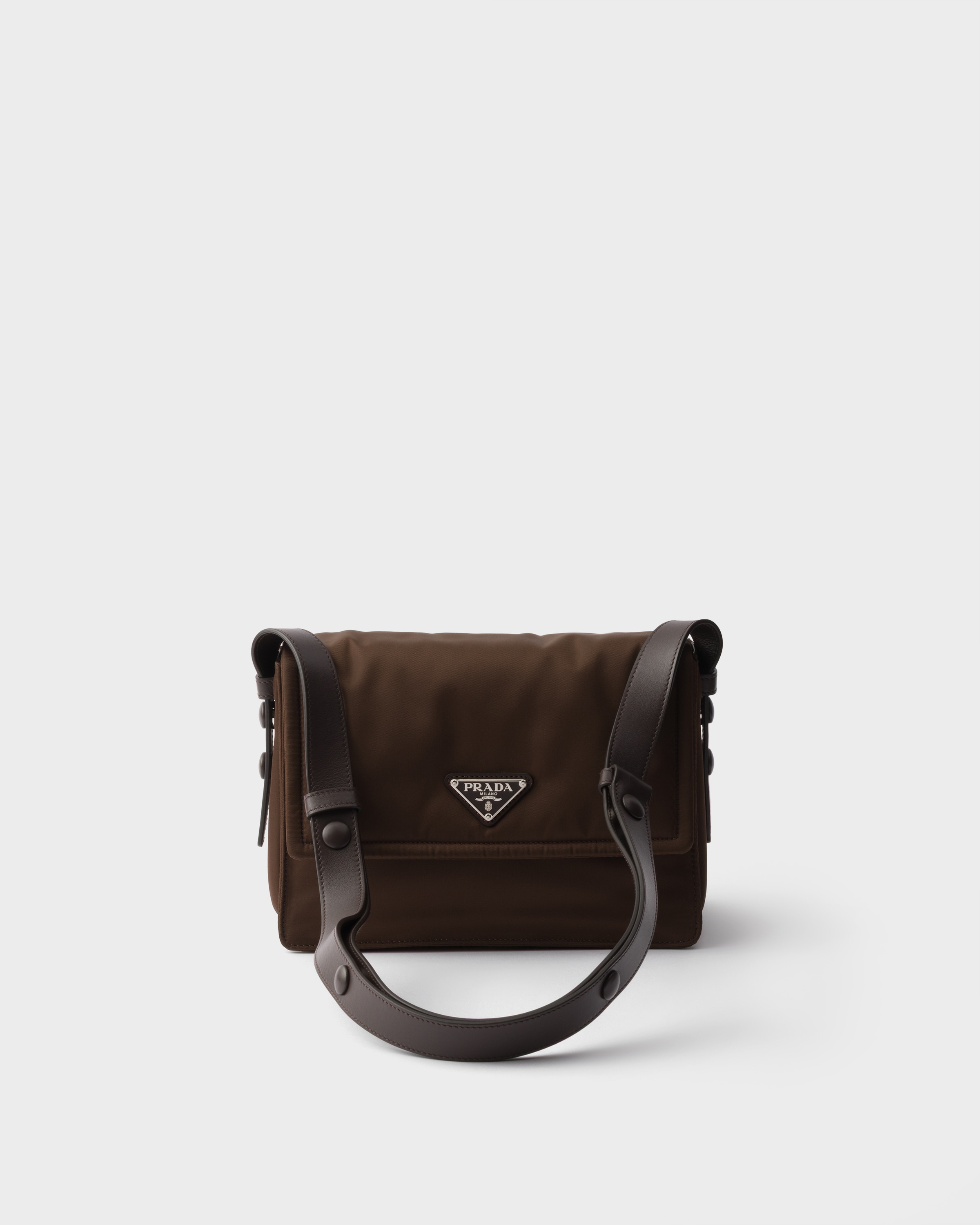 Sienna Prada Traveller Small Padded Re-nylon Shoulder Bag | PRADA