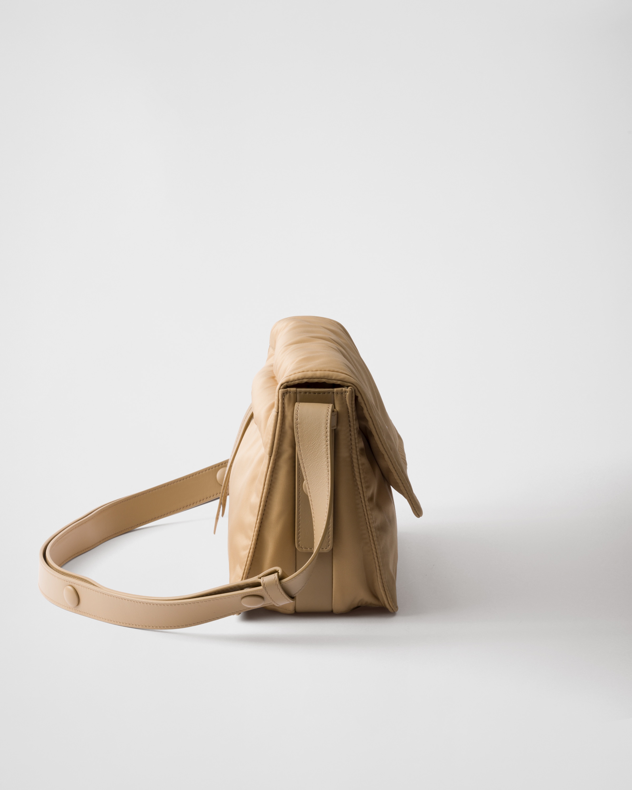 ショルダーバッグ・ポシェット Prada Traveller small padded Re-Nylon shoulder bag White Prada Traveller Small Padded Re-nylon Shoulder Bag | PRADA