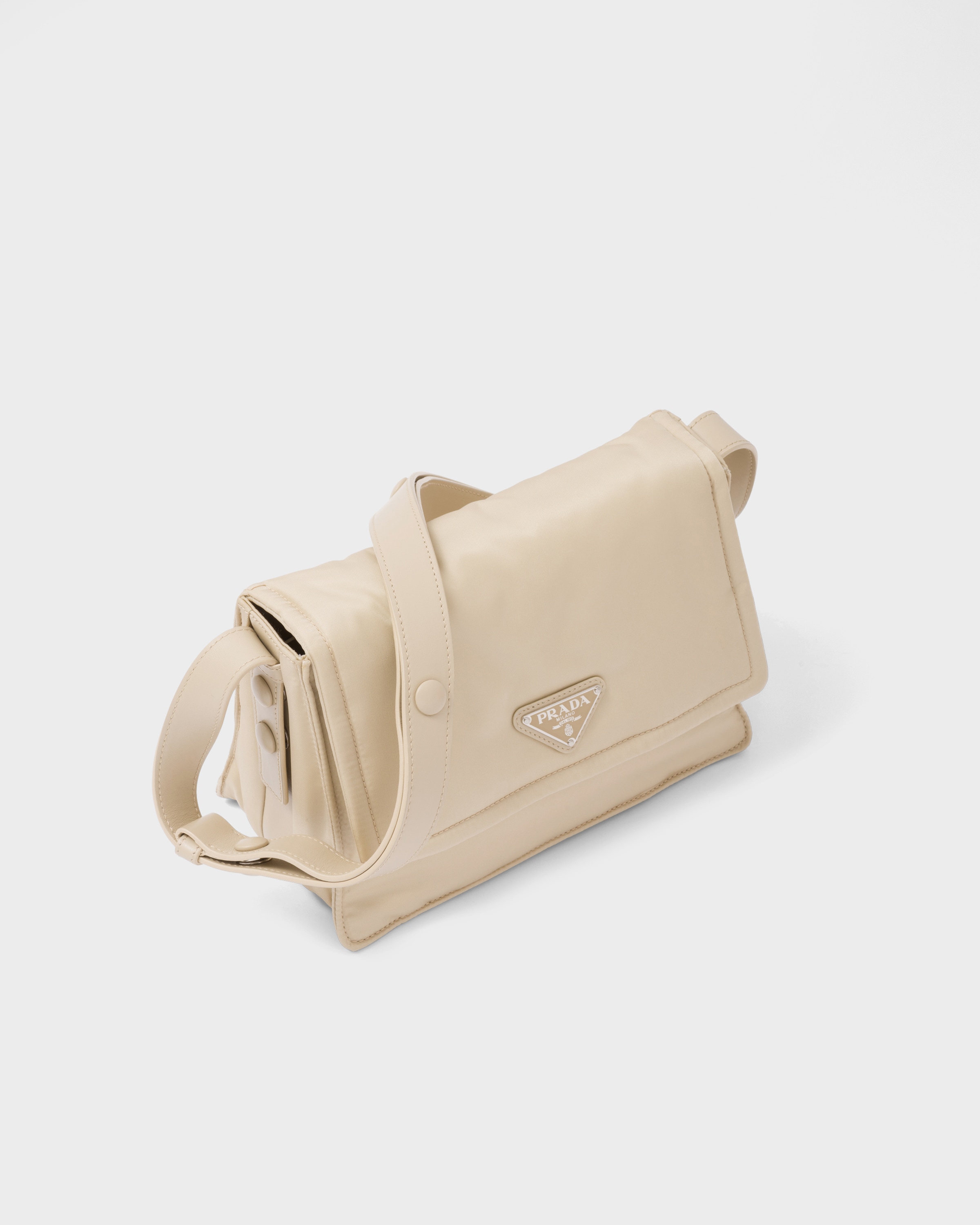 Small padded Re Nylon shoulder bag