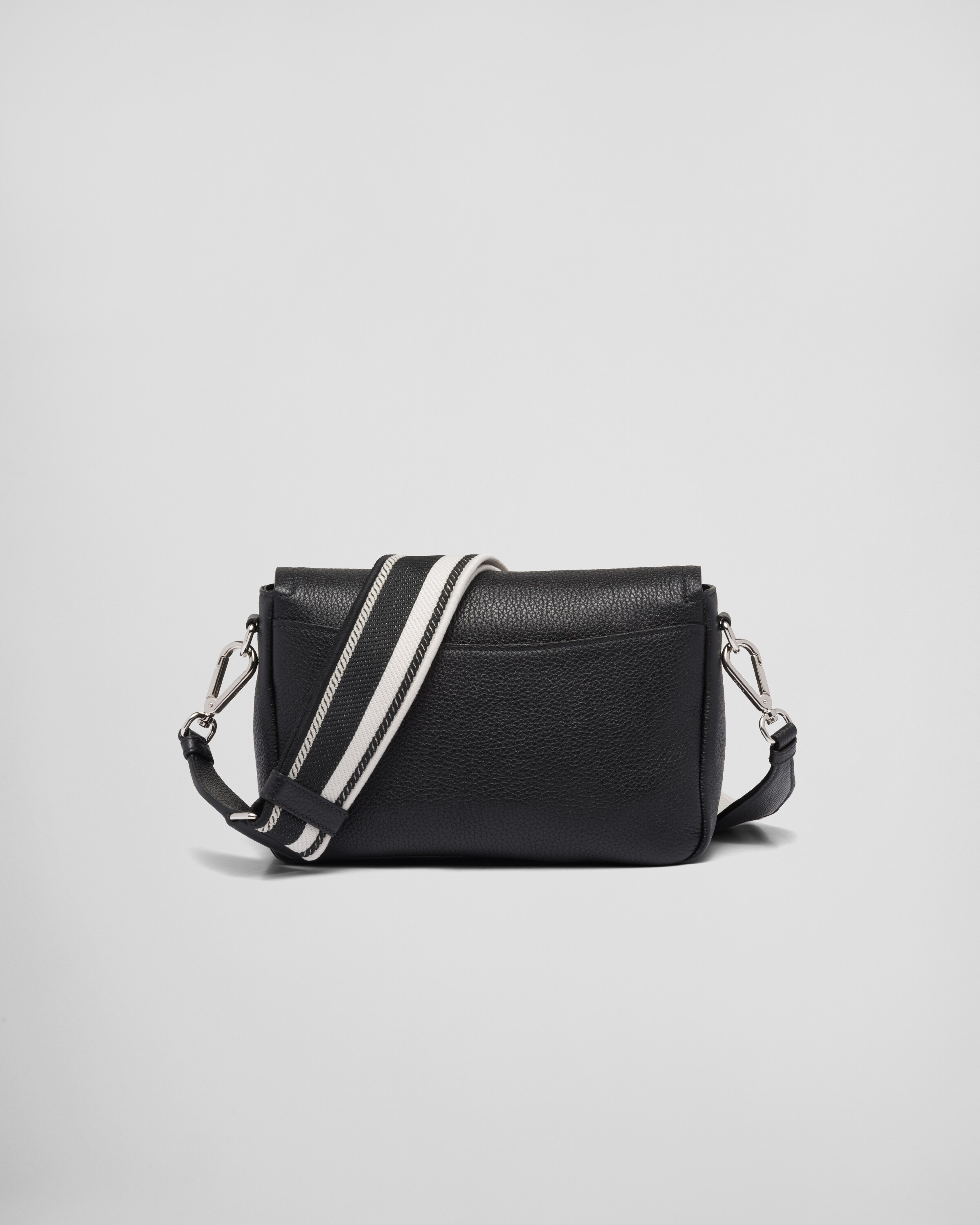 Black Leather Shoulder Bag PRADA