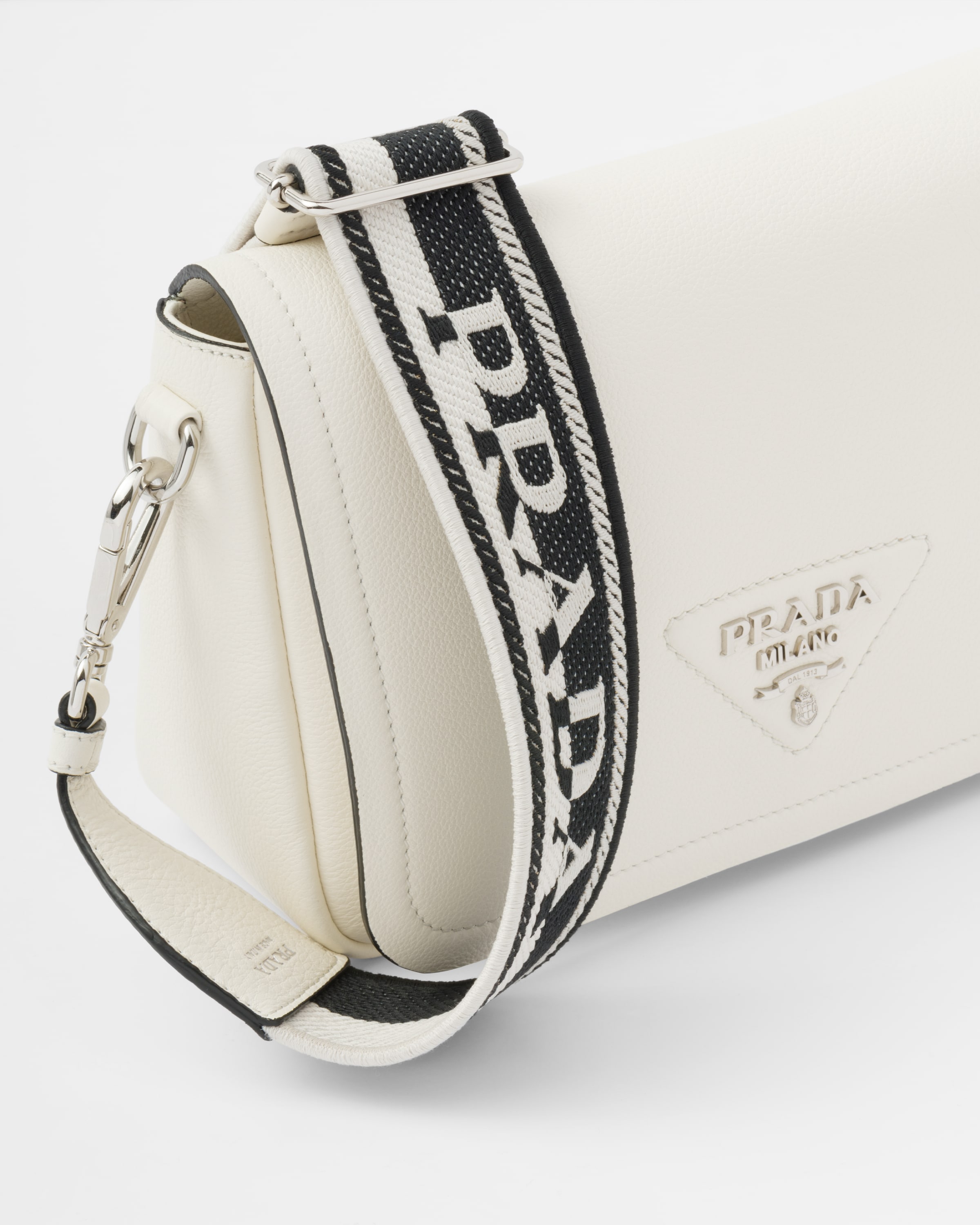 Prada bags top white leather