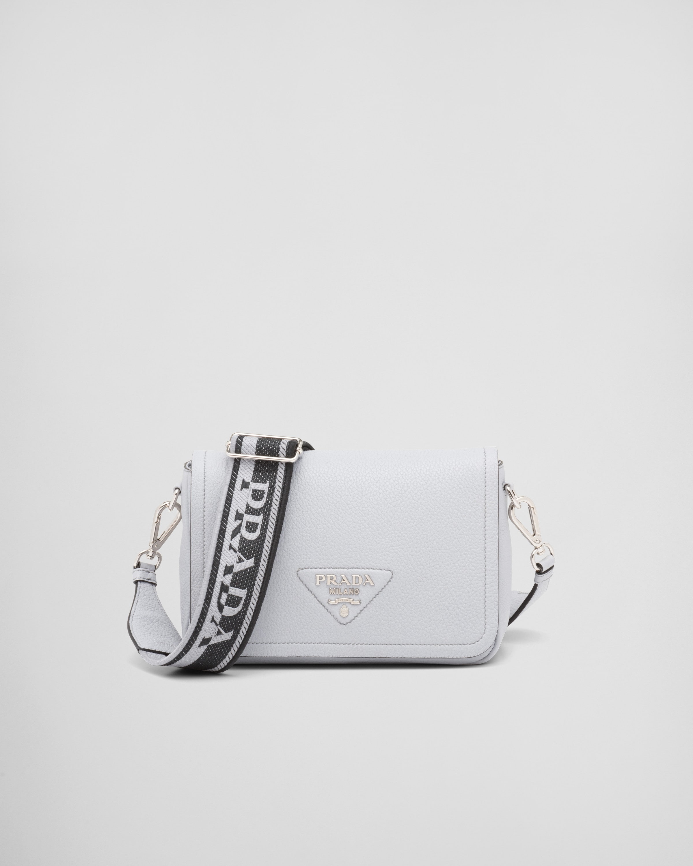 Cornflower Leather shoulder bag | Prada