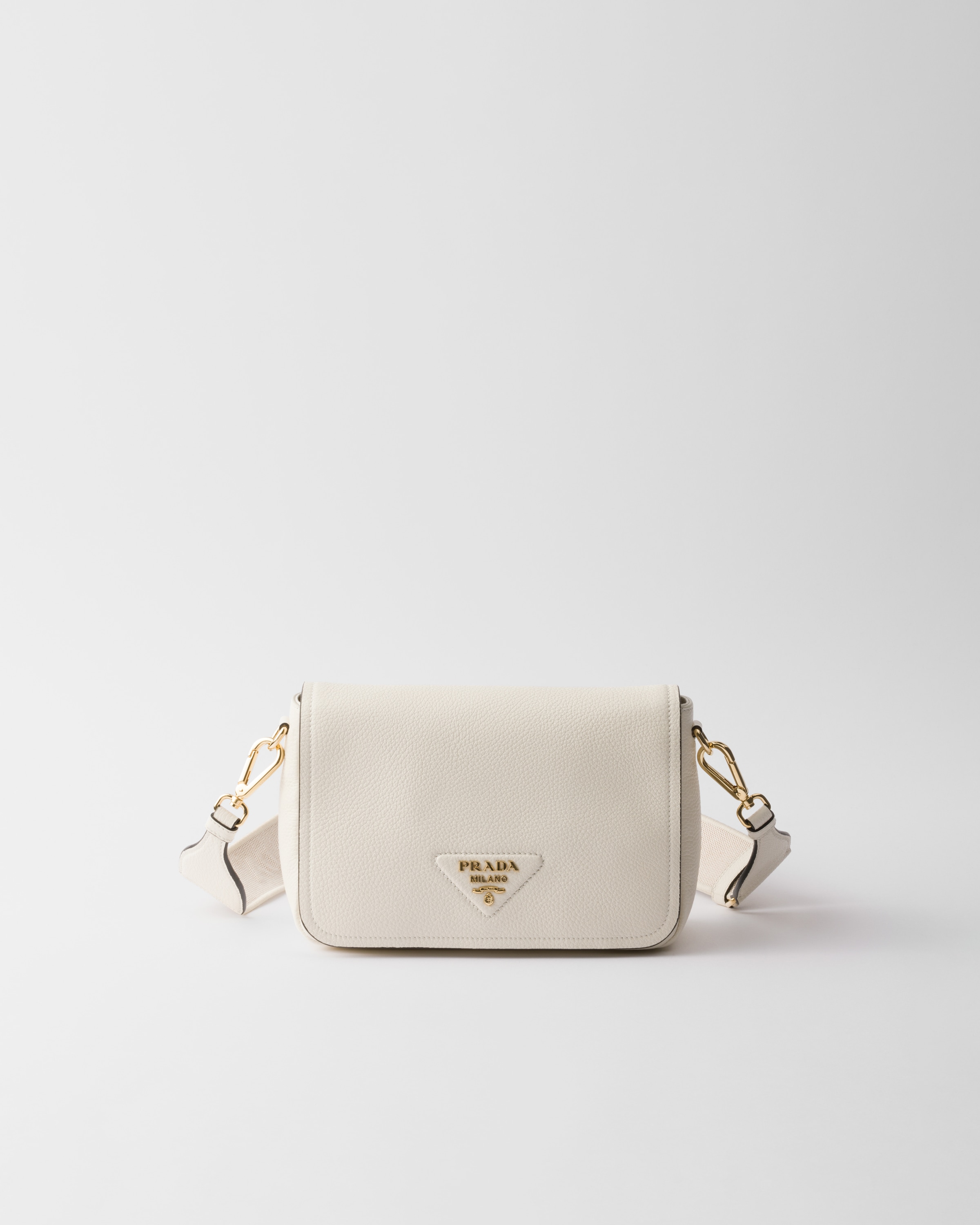 ホワイト ヴィッテロダイノソフトレザー ショルダーバッグ | PRADA ホワイト ヴィッテロダイノソフトレザー ショルダーバッグ | PRADA
