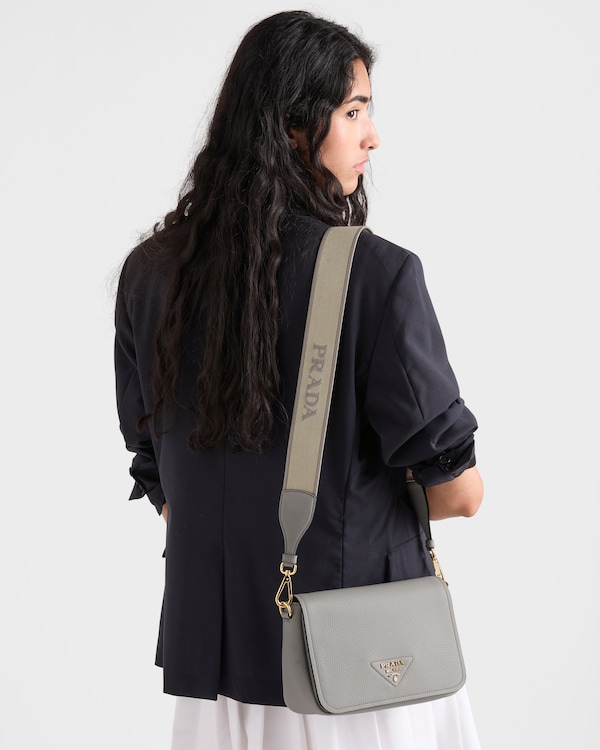 Leather shoulder bag - Granite Gray Leather shoulder bag - Granite Gray